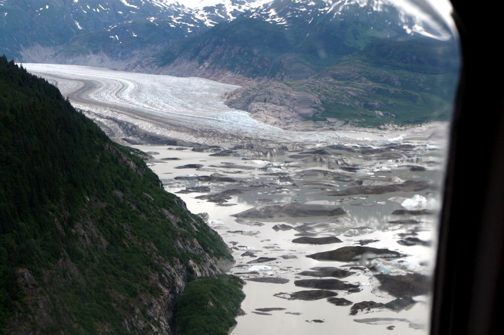 Approaching Meade Glacier