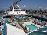 dawn pricess pool deck