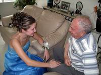 breaking the news to nonno that she found a younger date