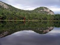 reflected rock faces near-------