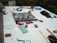 porch roof project