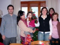 family at new years