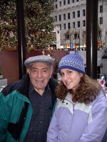 visiting the sites at rockefeller center