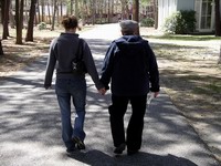 walking around wheaton village