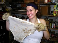 catherine and find during flood cleanup
