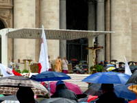 Pope at mass in Vatican