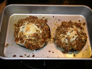 stuffed portobello mushrooms