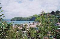 soufriere bay looking north to dive area
