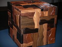 wooden cube