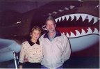 Mary and Michael avoiding the hungry airplane