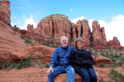 Photo op on our Pink Jeep tour on Broken Arrow trail - Sedona