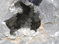 quartz crystal closeup