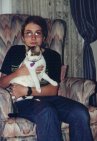 Catherine and cat